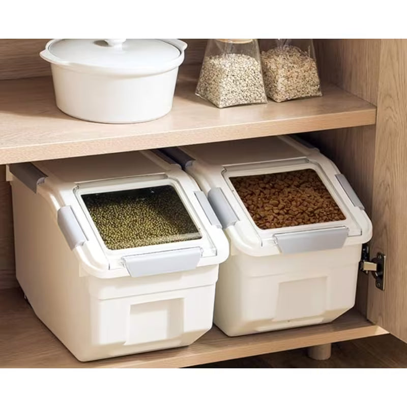 10KG Airtight Dog & Cat Food Storage Container with Scoop