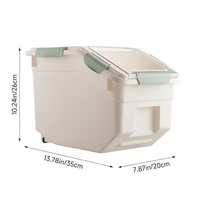 10KG Airtight Dog & Cat Food Storage Container with Scoop