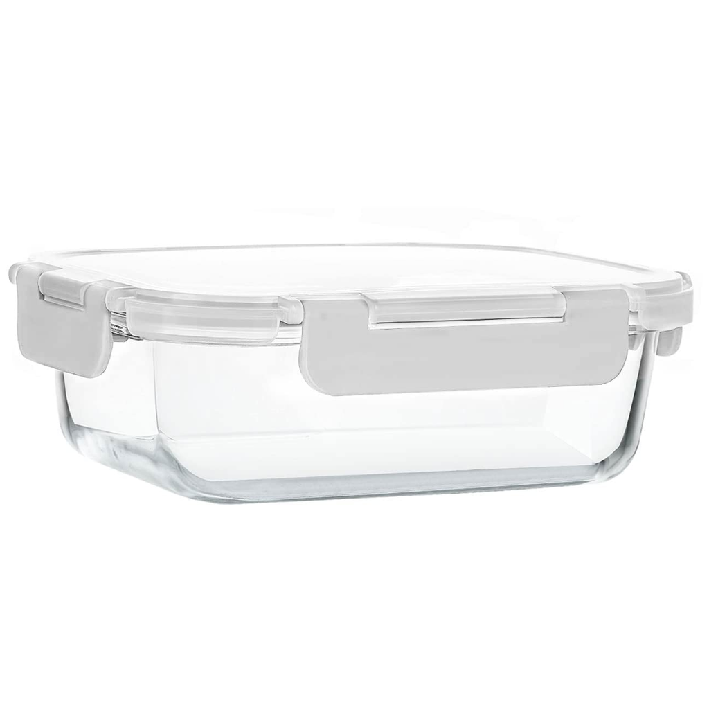 Glass Meal Prep Containers with Lids for Storage and Reheating