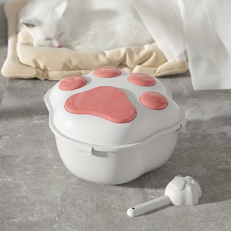 Pet Dog & Cat Food Storage Container Box