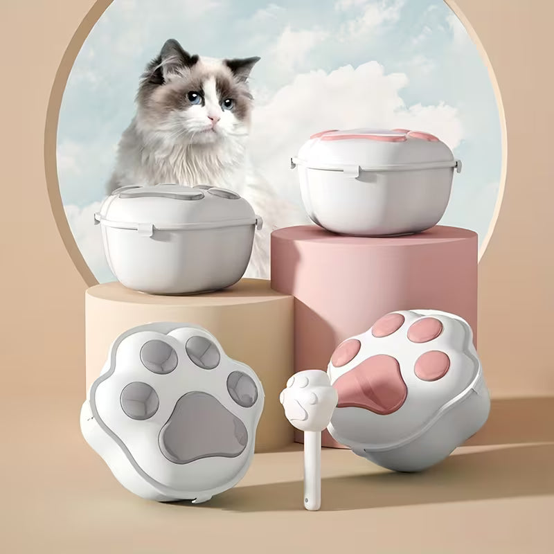 Pet Dog & Cat Food Storage Container Box